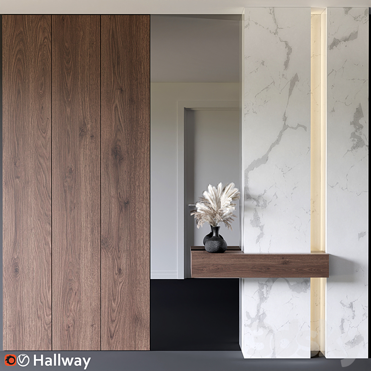 Hallway 3DS Max - thumbnail 1