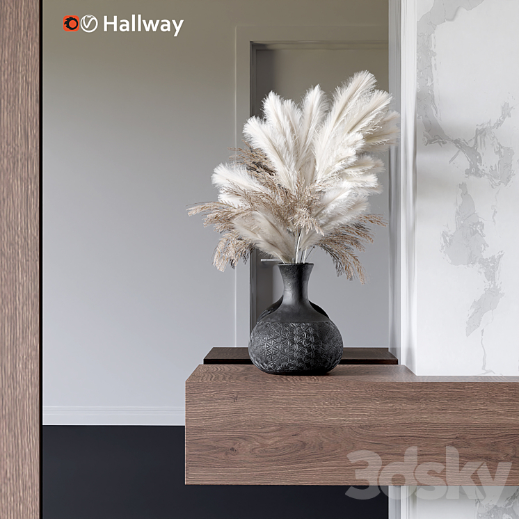 Hallway 3DS Max - thumbnail 2