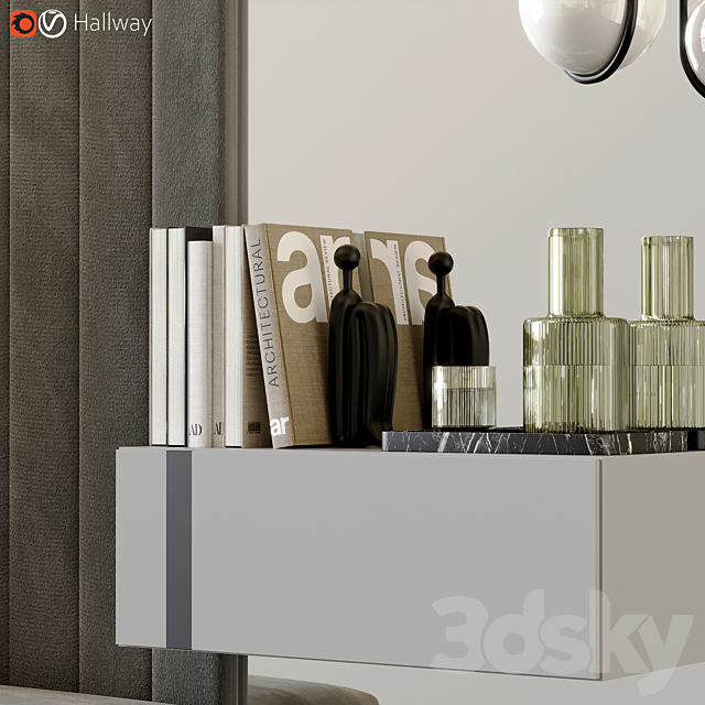 Hallway 3DS Max Model - thumbnail 3