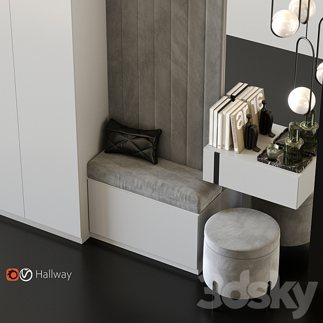 Hallway 3DS Max Model - thumbnail 4