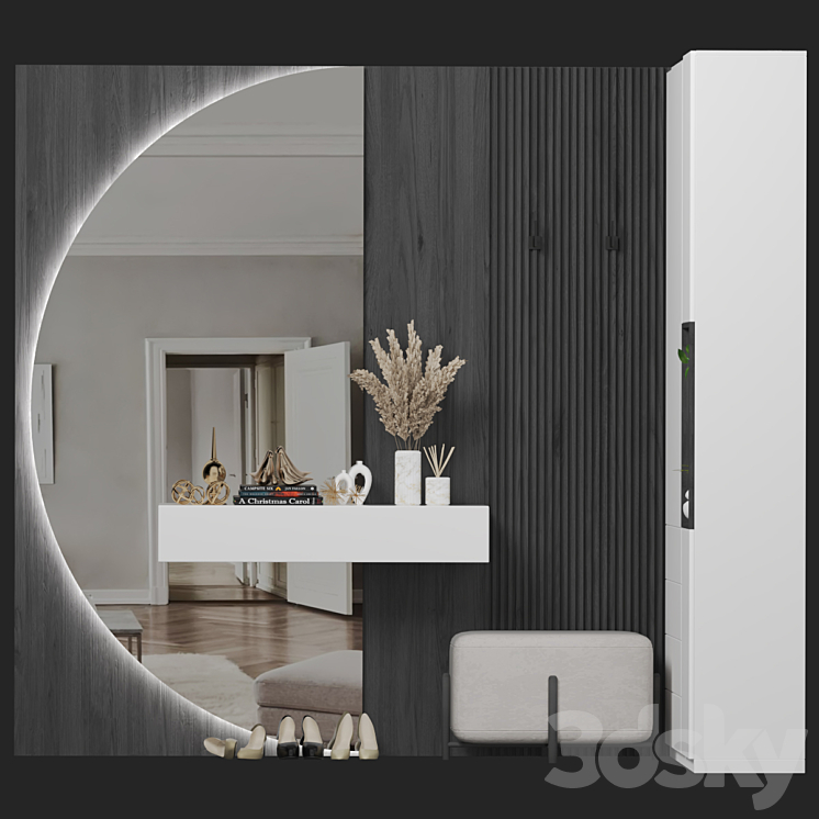 Hallway Composition 32 3DS Max - thumbnail 2