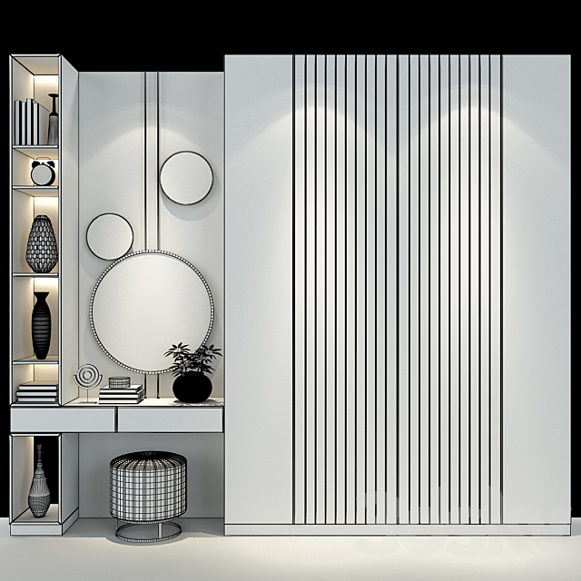 Hallway Composition SET 182 3ds Max - thumbnail 2