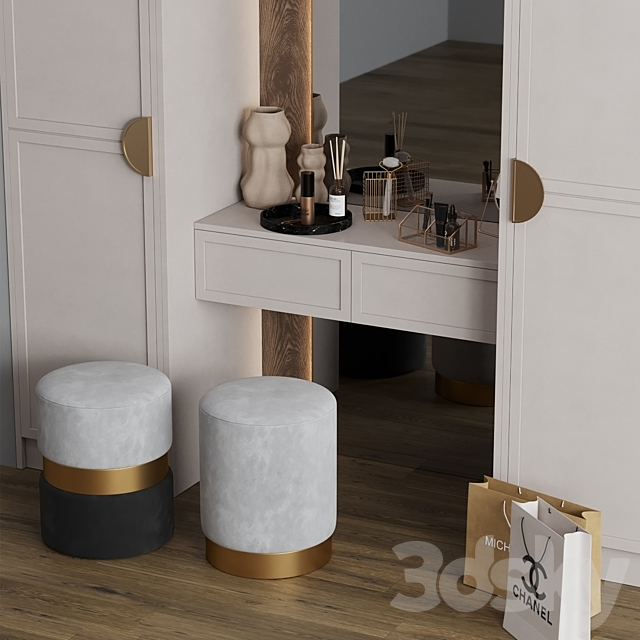 Hallway Composition with H&M decor 3ds Max - thumbnail 2