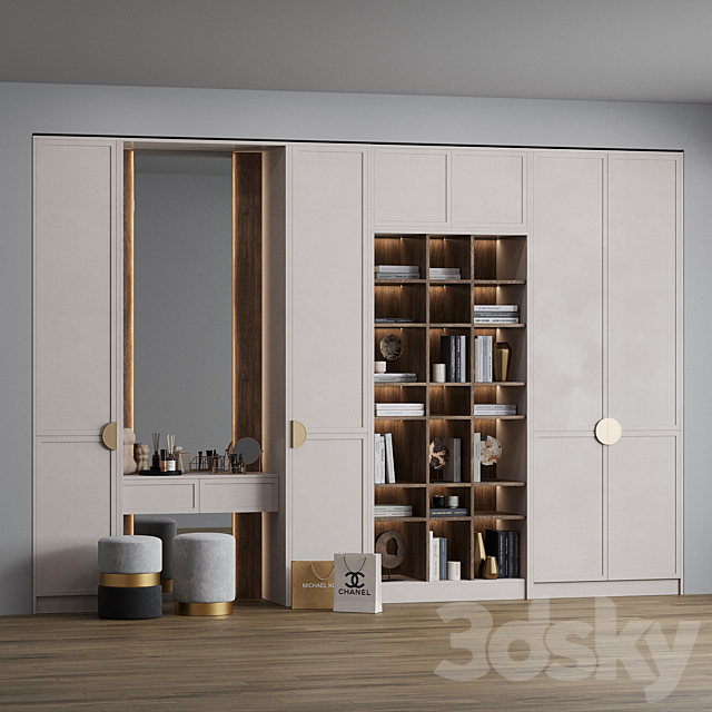 Hallway Composition with H&M decor 3ds Max - thumbnail 3