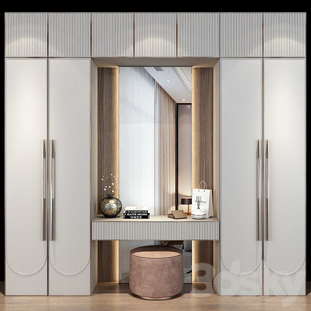 Hallway | Furniture cabinet | set 469 3ds Max - thumbnail 1