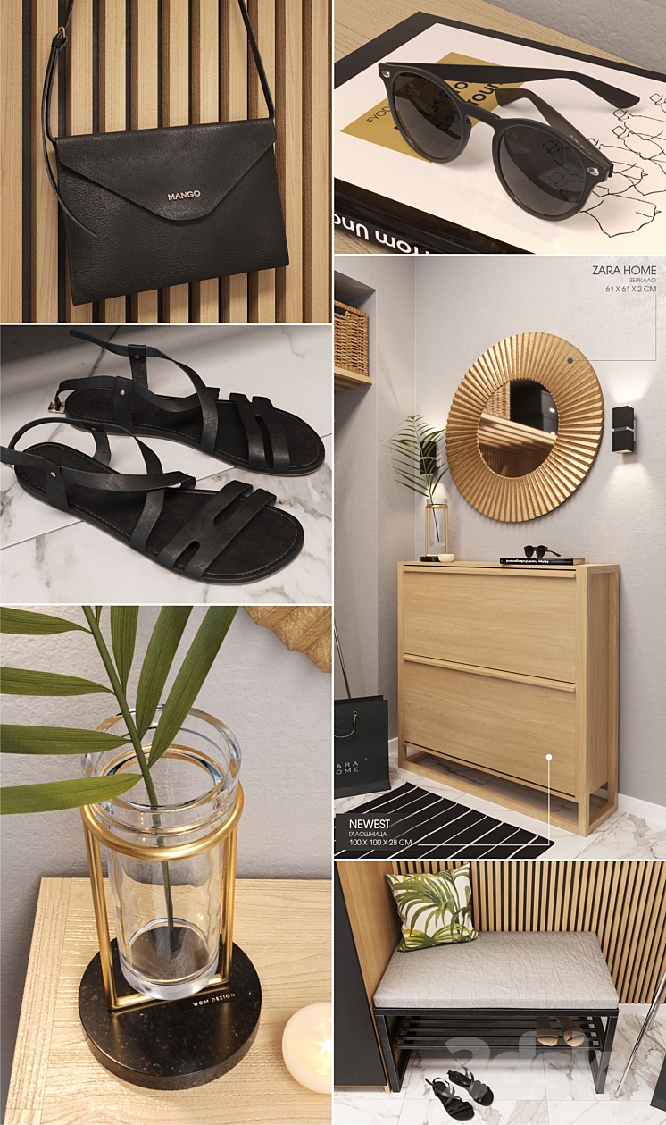 Hallway furniture_2 3DS Max - thumbnail 2