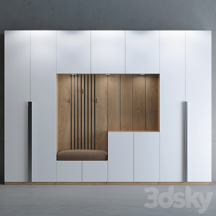 Hallway- storage 04 3DS Max - thumbnail 1