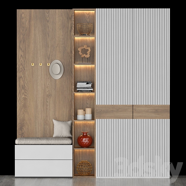 Hallways 105 3ds Max - thumbnail 1