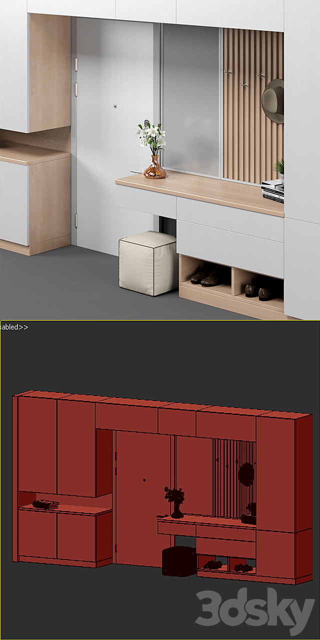 Holl_furniture_04 3DS Max Model - thumbnail 3