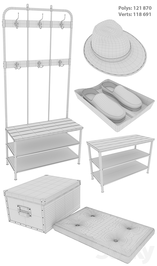 Ikea PINNIG 3DSMax File - thumbnail 3