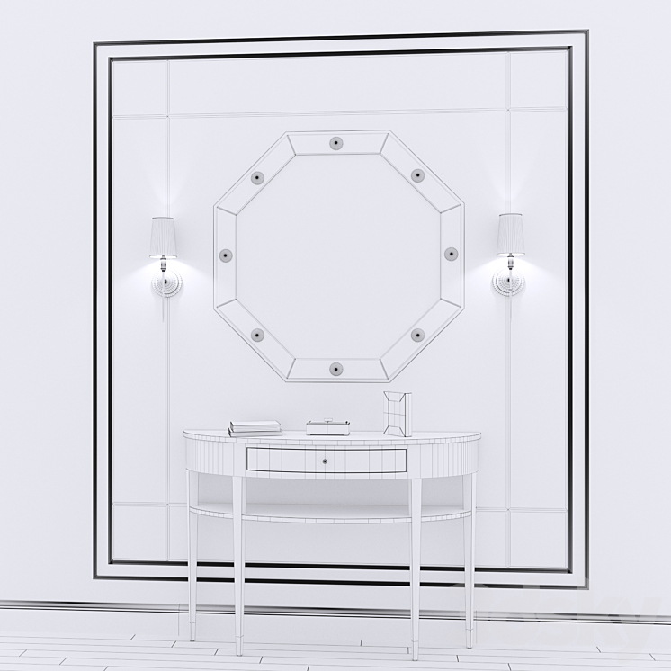 Living-room set 001 3DS Max - thumbnail 2