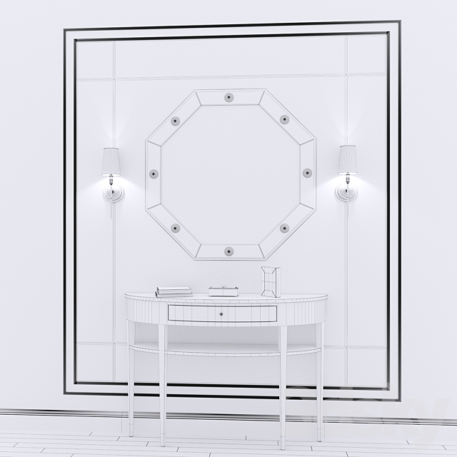 Living-room set 001 3DSMax File - thumbnail 2