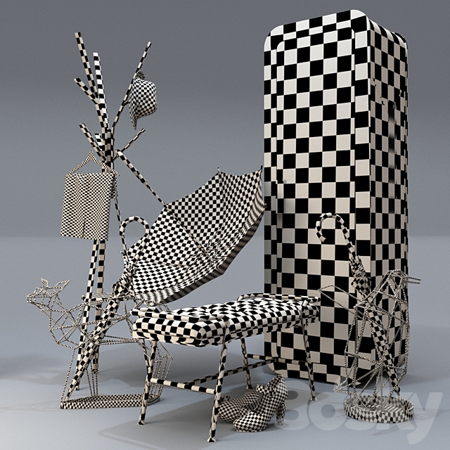 Suite for anteroom 3ds Max - thumbnail 2