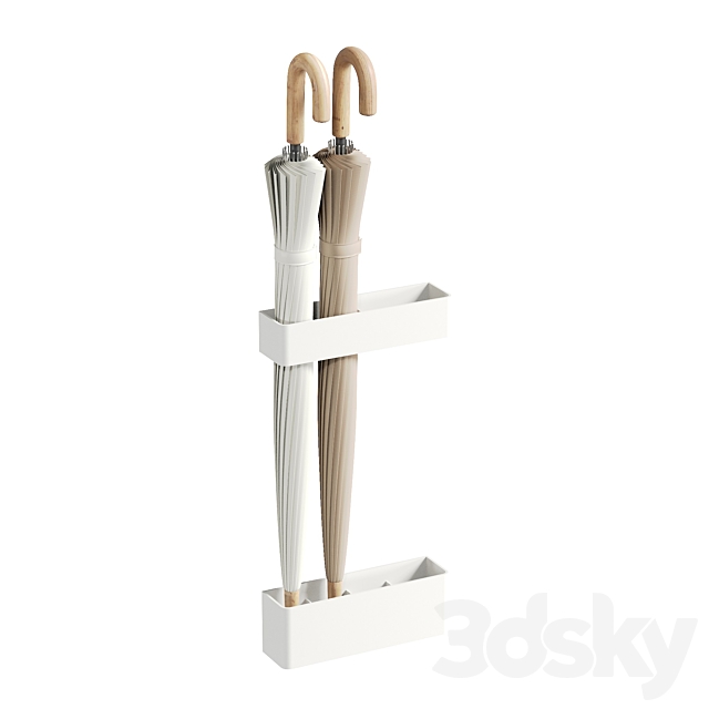 Wall Mounted Umbrella Holder 3ds Max - thumbnail 2