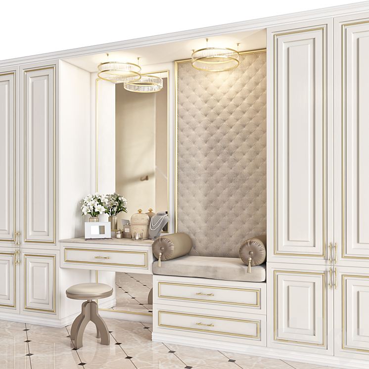 wardrobe 110 3DS Max - thumbnail 2