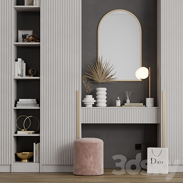 West Elm Hallway Composition 2 3DSMax File - thumbnail 2