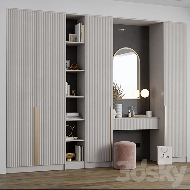 West Elm Hallway Composition 2 3DSMax File - thumbnail 3