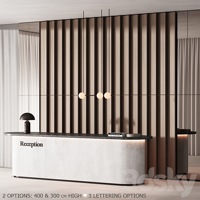 181 office furniture 01 reception desk 01 3DSMax File - thumbnail 1