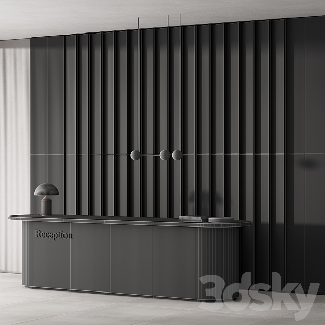 181 office furniture 01 reception desk 01 3DSMax File - thumbnail 7