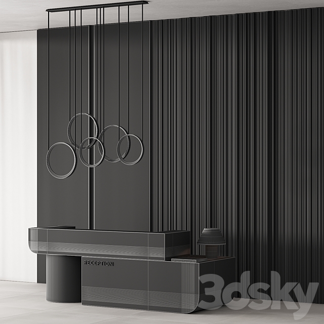 184 office furniture 04 reception desk 04 3DSMax File - thumbnail 7