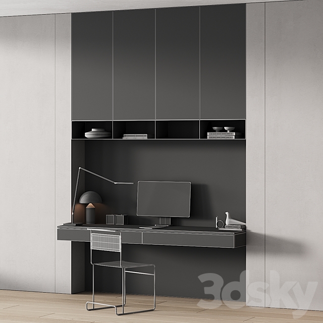 244 office furniture 09 workplace 05 minimal warm vintage 01 3DSMax File - thumbnail 7