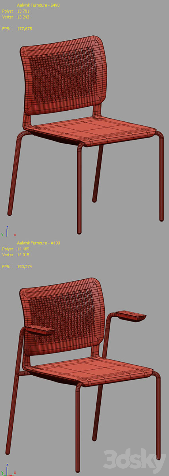 Aalvink Furniture – 490 3DSMax File - thumbnail 3