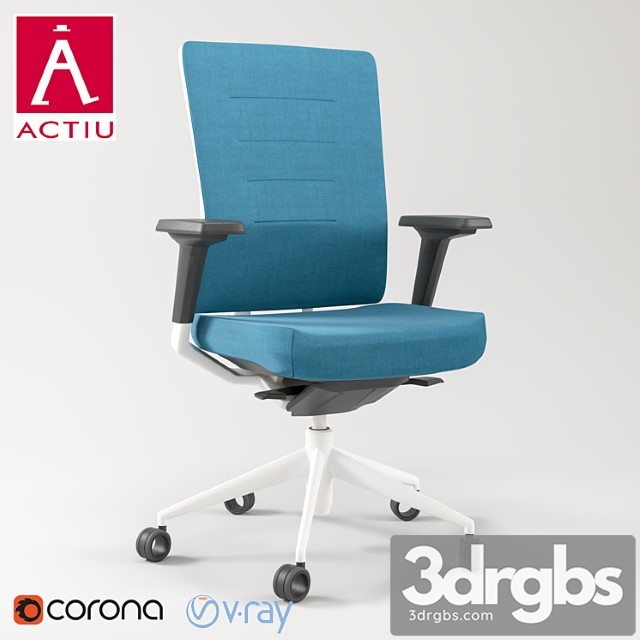 Actiu Tnk Flex Office Chair 1 3dsmax Download - thumbnail 1