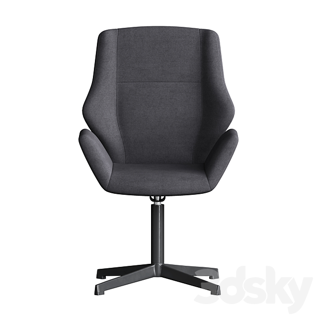 Arlon Office chair rotation 3DS Max Model - thumbnail 2