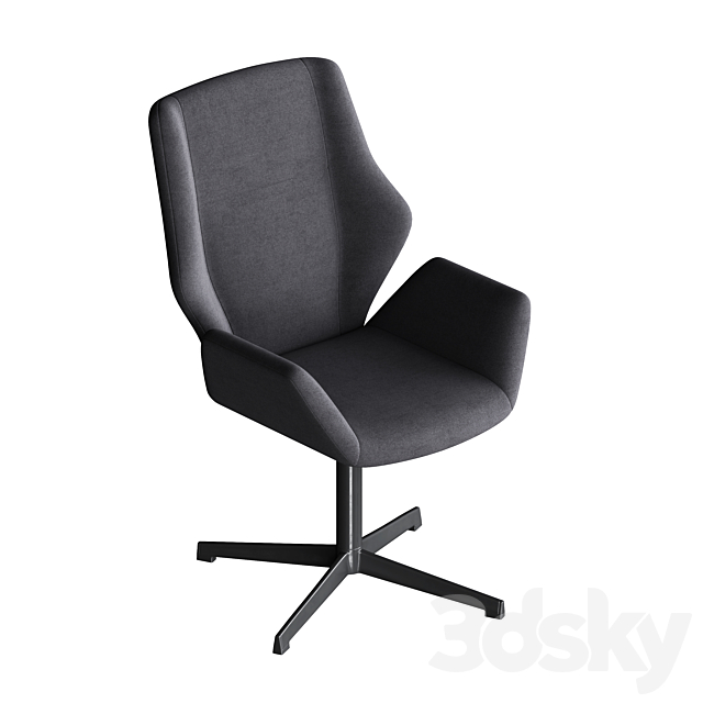 Arlon Office chair rotation 3DS Max Model - thumbnail 3