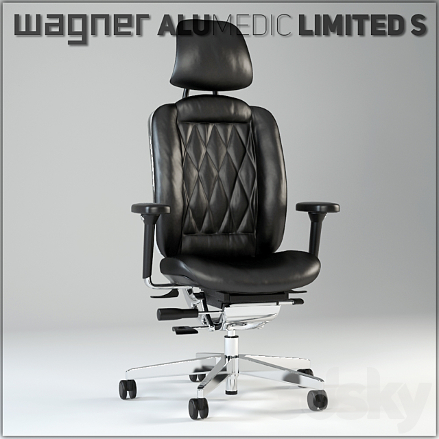 Armchair AluMedic Limited S 3ds Max - thumbnail 1