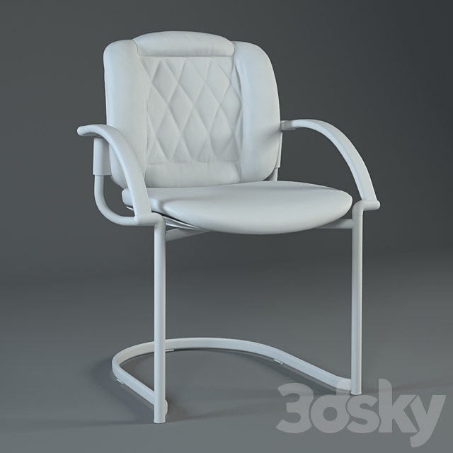 Armchair AluMedic Limited S Comfort Visit 3DS Max Model - thumbnail 2