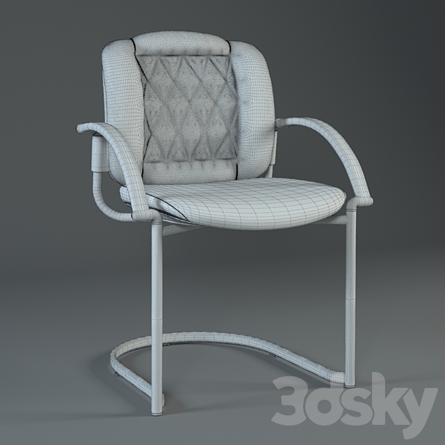 Armchair AluMedic Limited S Comfort Visit 3DS Max Model - thumbnail 3