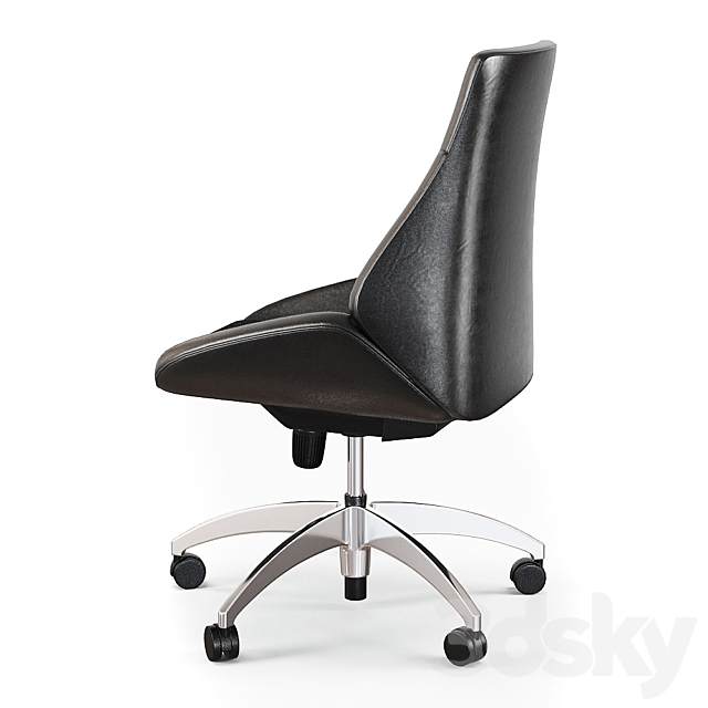 Armchair Deaux TASK CHAIR by Flexsteel in combination finish. 3ds Max - thumbnail 2