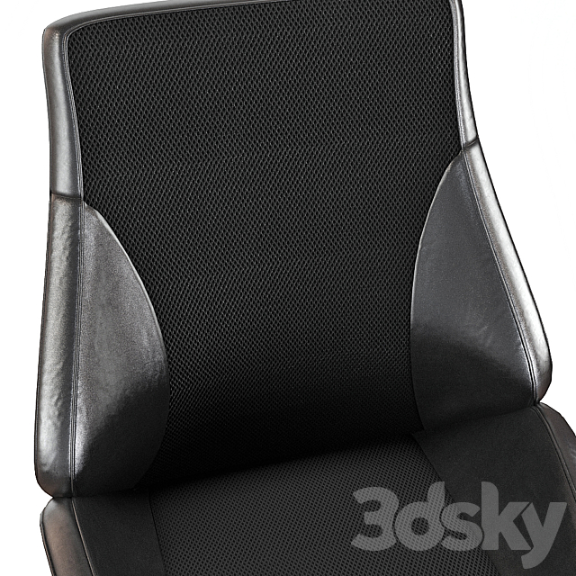 Armchair Deaux TASK CHAIR by Flexsteel in combination finish. 3ds Max - thumbnail 3