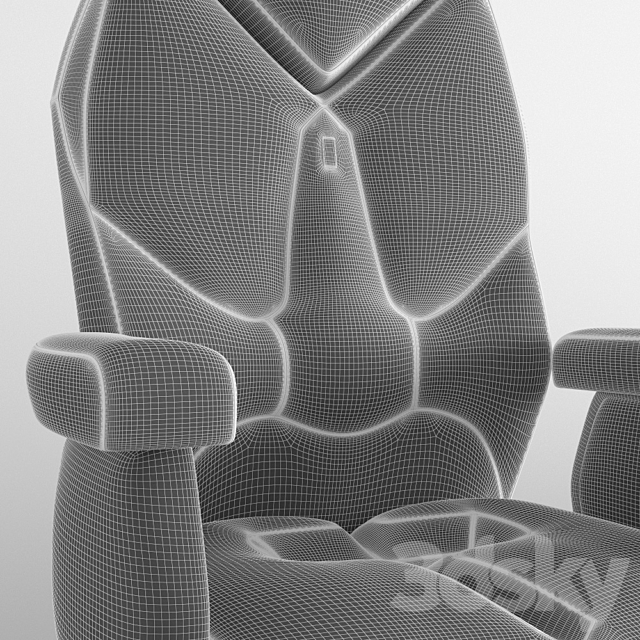 Armchair Diamond Kulik System 3DSMax File - thumbnail 3