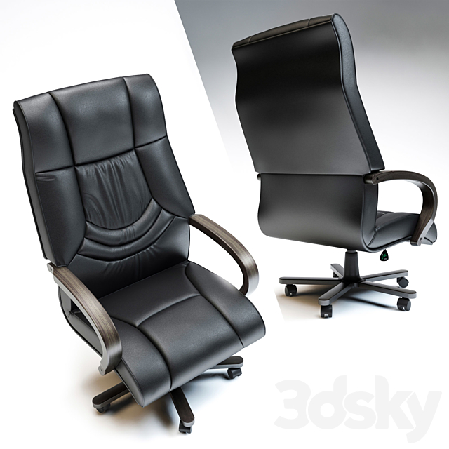 Armchair OSCAR 3DS Max Model - thumbnail 2