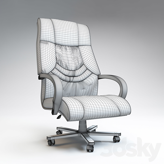 Armchair OSCAR 3DS Max Model - thumbnail 3