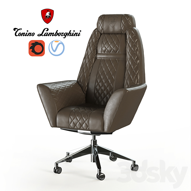 Armchair tonino lamborghini formitalia 3dsMax Model - thumbnail 1