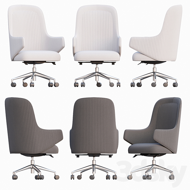 AVE Diva Office Chair 3DSMax File - thumbnail 3