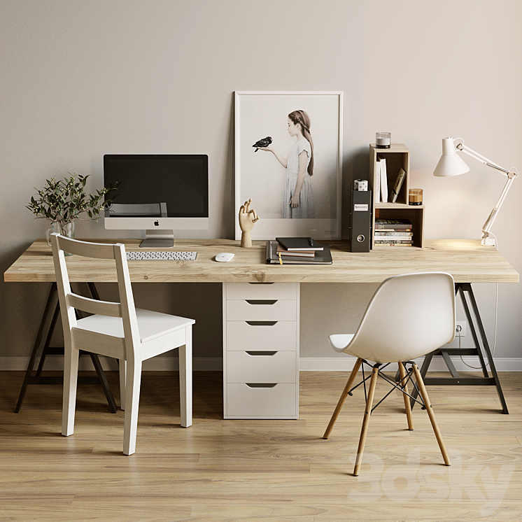 AVE IKEA WorkSpace 3DS Max - thumbnail 2