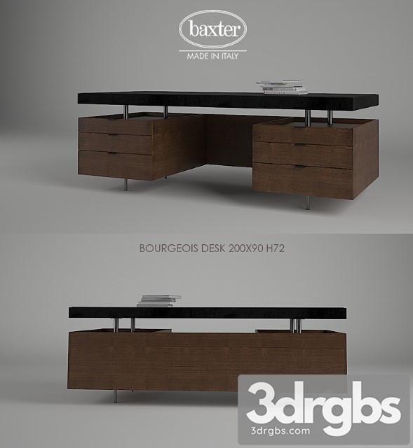 Baxter Bourgeois Desk 3dsmax Download - thumbnail 1