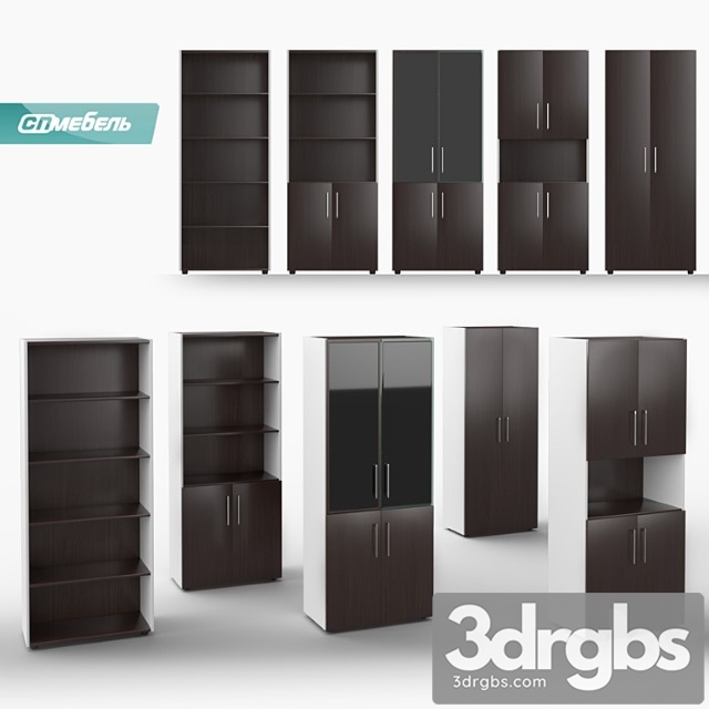 Bent. cabinets for the manager 2 3dsmax Download - thumbnail 1