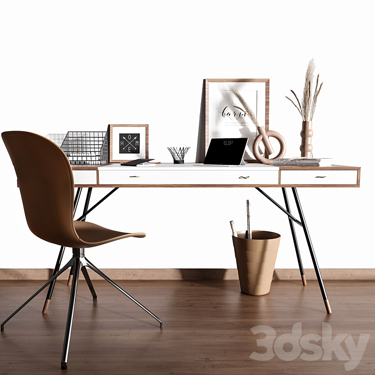 boconcept Cupertino workzone 3DS Max Model - thumbnail 1