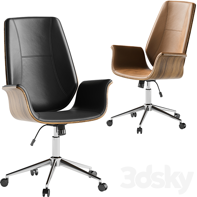 Bork Task Chair 3ds Max - thumbnail 1