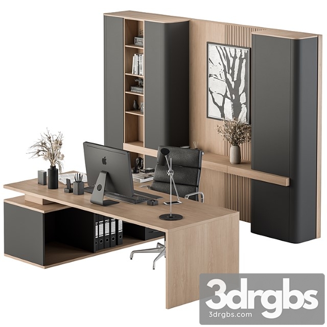 Boss desk – office furniture 410 - thumbnail 1