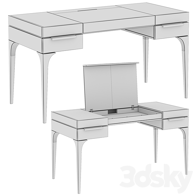 Bridge Desk by Dantone Home 3dsMax Model - thumbnail 7