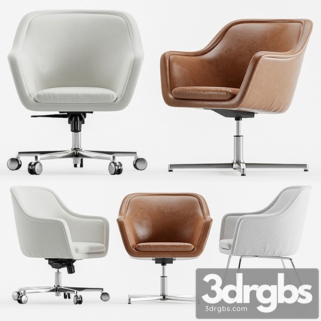 Bumper Chair by Herman Miller 3dsmax Download - thumbnail 1