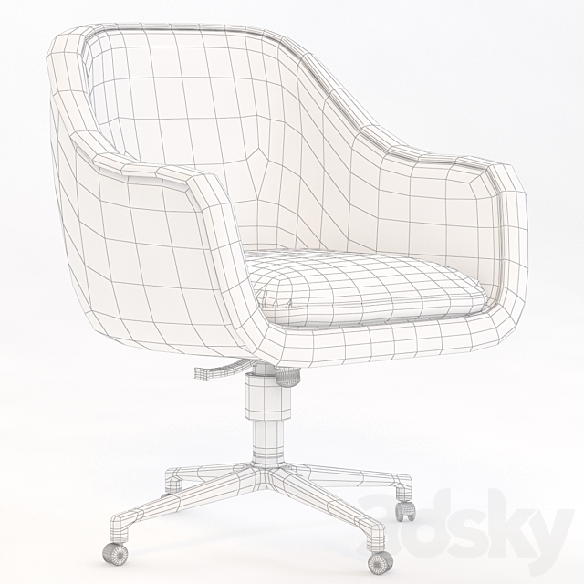 Bumper Lounge chair 3ds Max - thumbnail 2