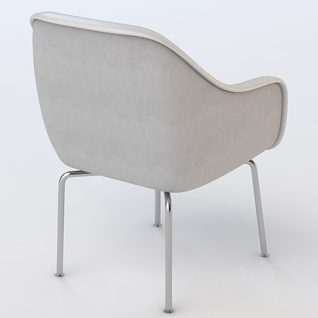 Bumper Side Chair 3DS Max Model - thumbnail 3