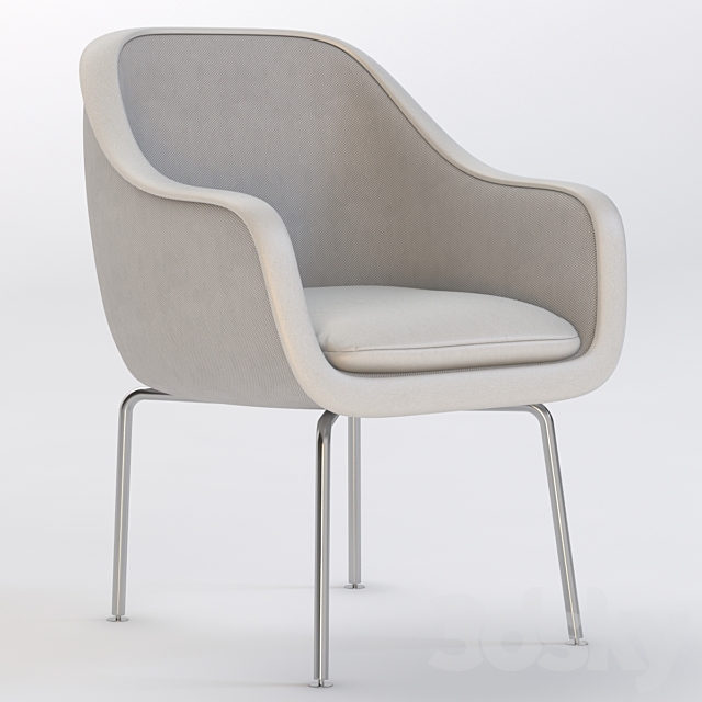 Bumper Side Chair 3dsMax Model - thumbnail 1